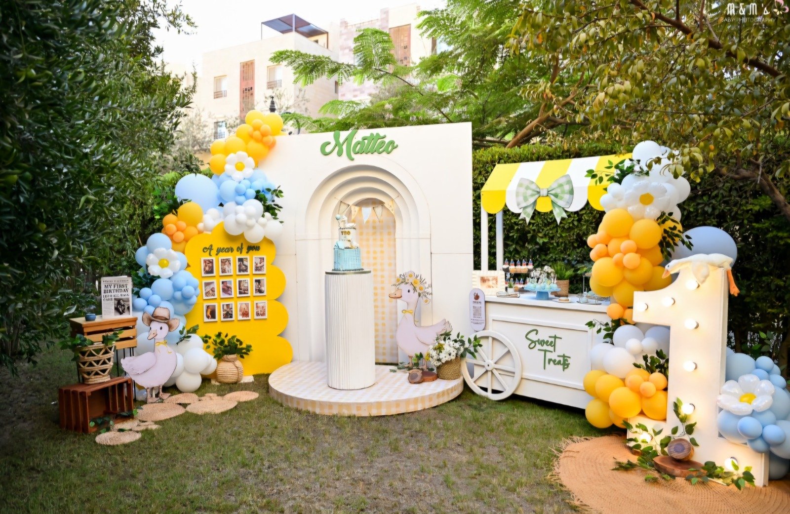 white swan event decorations
